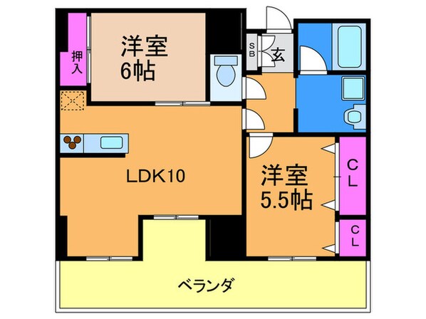 住之江フタバビルの物件間取画像